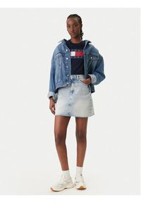 Tommy Jeans Spódnica jeansowa DW0DW22716 Błękitny Mom Fit. Kolor: niebieski. Materiał: bawełna #3