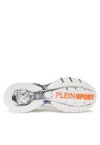 Plein Sport Sneakersy The Scratch FABS USC0335 PTE003N Biały. Kolor: biały. Materiał: materiał