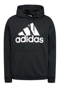 Adidas - adidas Bluza Bl Fl Hd GK9220 Czarny Regular Fit. Kolor: czarny. Materiał: bawełna #4
