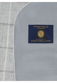 Pako Lorente - PAKO LORENTE – Jasnoszara marynarka męska w kratkę. Okazja: na co dzień. Kolor: szary. Wzór: kratka. Styl: casual, elegancki, sportowy #7