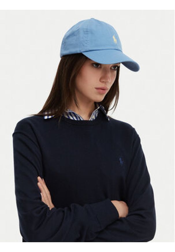 Polo Ralph Lauren Czapka z daszkiem 710667709172 Niebieski. Kolor: niebieski. Materiał: bawełna