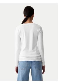 GAP - Gap Bluzka 540609-04 Biały Slim Fit. Kolor: biały. Materiał: bawełna #3