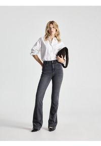 Reserved - Jeansy flare bootcut - szary. Kolor: szary