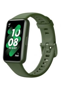 HUAWEI - Opaska sportowa Huawei Band 7 zielony. Rodzaj zegarka: cyfrowe. Kolor: zielony. Materiał: włókno. Styl: sportowy