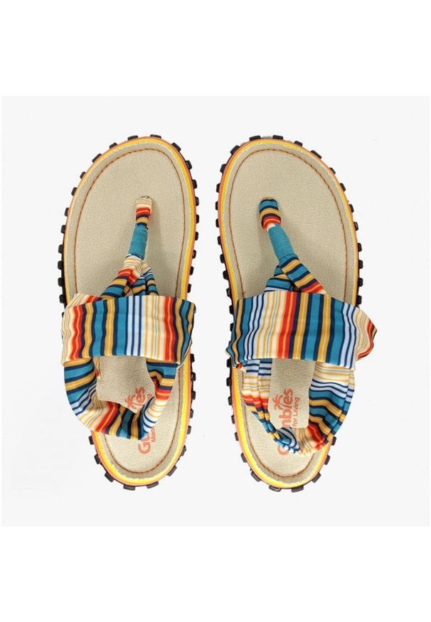 Gumbies - Sandały damskie GUMBIES SLINGBACK SANDAL. Kolor: zielony, wielokolorowy, beżowy