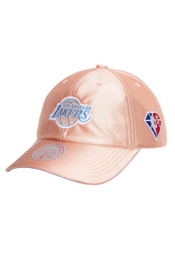 Mitchell & Ness - Czapka Los Angeles Lakers. Kolor: różowy. Styl: sportowy