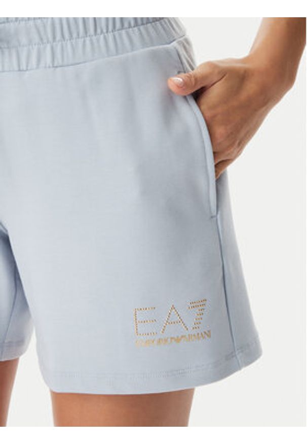 EA7 Emporio Armani Szorty sportowe 7W000269 AF12482 U9309 Niebieski Regular Fit. Kolor: niebieski. Materiał: syntetyk