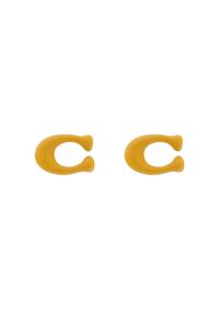 Kolczyki Coach. Materiał: złote. Kolor: złoty