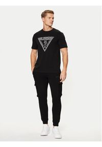 Guess Spodnie dresowe Z4YB08 K9V31 Czarny Regular Fit. Kolor: czarny. Materiał: bawełna #4