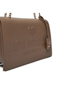 Love Moschino - LOVE MOSCHINO Torebka JC4113PP1LL1020A Brązowy. Kolor: brązowy. Materiał: skórzane #4