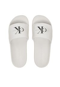 Calvin Klein Jeans Klapki YW0YW01835 Biały. Kolor: biały. Materiał: skóra #3