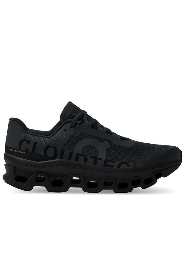 Buty On Running Cloudmonster 6199025 - czarne. Zapięcie: sznurówki. Kolor: czarny. Materiał: materiał, syntetyk. Szerokość cholewki: normalna. Sport: bieganie