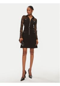 Morgan Sukienka codzienna 232-RPIK Czarny Slim Fit. Okazja: na co dzień. Kolor: czarny. Materiał: syntetyk. Typ sukienki: proste. Styl: casual #4