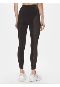 Calvin Klein Performance Legginsy 00GWS4L631 Czarny Slim Fit. Kolor: czarny. Materiał: syntetyk