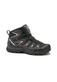 salomon - Buty turystyczne damskie XUltra Pioneer Mid wodoodporne Gore Tex. Materiał: kauczuk. Wzór: jednolity