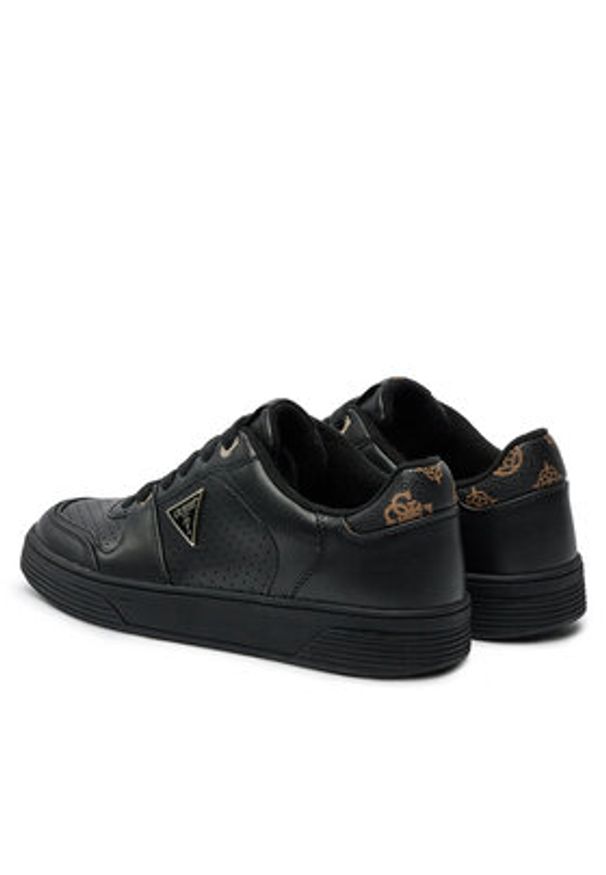 Guess Sneakersy Daiso FLTDAI FAL12 Czarny. Kolor: czarny. Materiał: skóra
