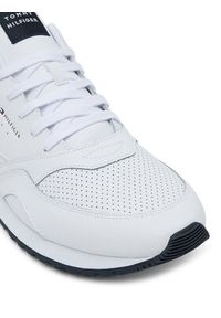 TOMMY HILFIGER - Tommy Hilfiger Sneakersy New Runner Eva Ess FM0FM05512 Biały. Kolor: biały. Materiał: skóra #5