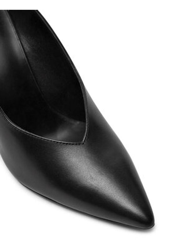 Patrizia Pepe Szpilki 8Z0032/L048 Czarny. Kolor: czarny. Materiał: skóra. Obcas: na szpilce
