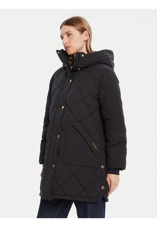 Barbour Kurtka zimowa Kailyn LQU1843BK11 Czarny Regular Fit. Kolor: czarny. Materiał: syntetyk. Sezon: zima