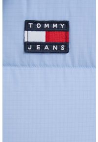 Tommy Jeans kurtka puchowa damska kolor niebieski zimowa. Kolor: niebieski. Materiał: puch. Sezon: zima #4