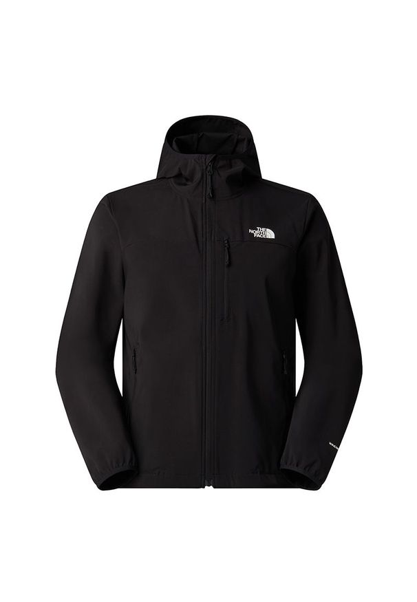 Kurtka męska The North Face Nimble 2.0 0A8G0NJK31 - czarna. Typ kołnierza: kaptur. Kolor: czarny. Materiał: elastan, materiał, poliester