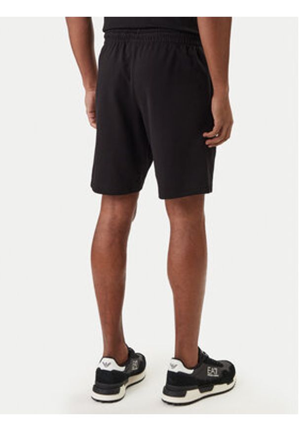 EA7 Emporio Armani Szorty sportowe 7M001315 AF13512 Czarny Regular Fit. Kolor: czarny. Materiał: bawełna. Styl: sportowy