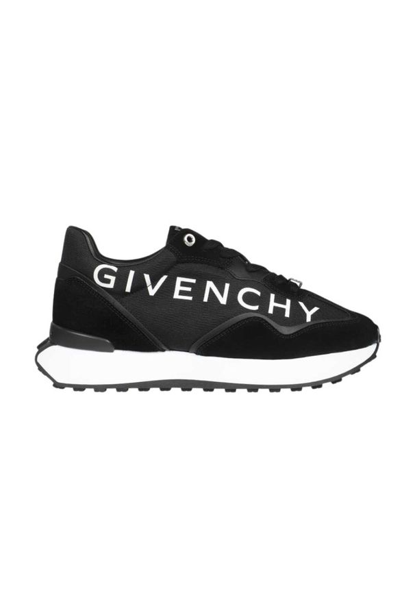 Givenchy - GIVENCHY Czarne sneakersy GIV RUNNER LIGHT, Rozmiar 43,5. Kolor: czarny