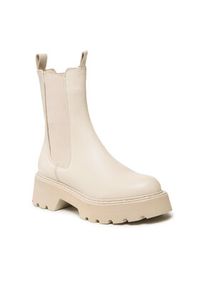 Badura Sztyblety 222FW67 Beżowy. Kolor: beżowy. Materiał: skóra #8