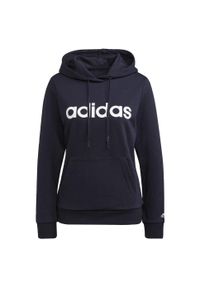 Adidas - Bluza damska adidas Essentials Hoodie. Kolor: biały, wielokolorowy, niebieski