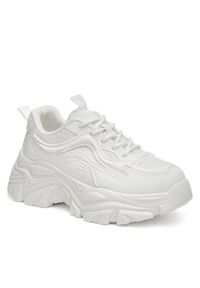 DeeZee Sneakersy WSS21557-02 Biały. Kolor: biały. Materiał: materiał #4
