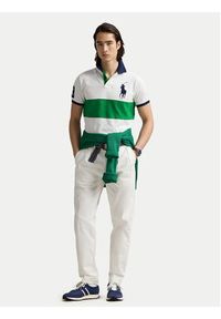 Polo Ralph Lauren Polo 710969619001 Biały Custom Slim Fit. Typ kołnierza: polo. Kolor: biały. Materiał: bawełna #3