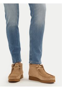 Clarks Trzewiki WallabeeEvoBt 261747444 Beżowy. Kolor: beżowy. Materiał: skóra, zamsz #1