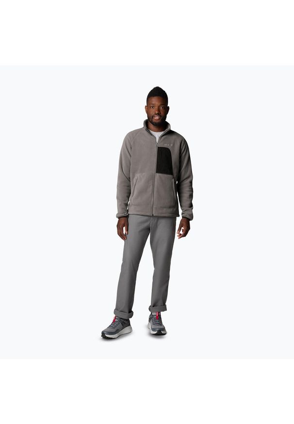 columbia - Bluza polarowa męska Columbia Rapid Expedition II Full Zip Fleece. Kolor: szary. Materiał: polar