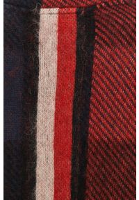 TOMMY HILFIGER - Tommy Hilfiger - Sweter. Typ kołnierza: golf. Kolor: czerwony. Materiał: wełna, bawełna, nylon, dzianina. Długość rękawa: długi rękaw. Długość: długie #3