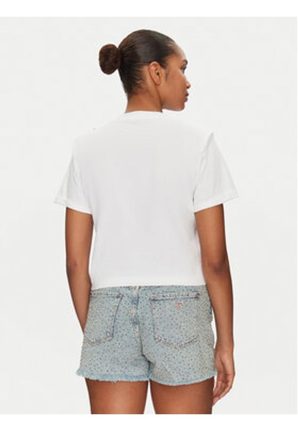 Guess T-Shirt W5GI15 K8FQ4 Biały Regular Fit. Kolor: biały. Materiał: bawełna