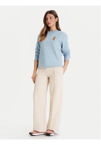 Cotopaxi Bluza Lava Liama Crew F25474W1530 Błękitny Regular Fit. Kolor: niebieski. Materiał: bawełna #5