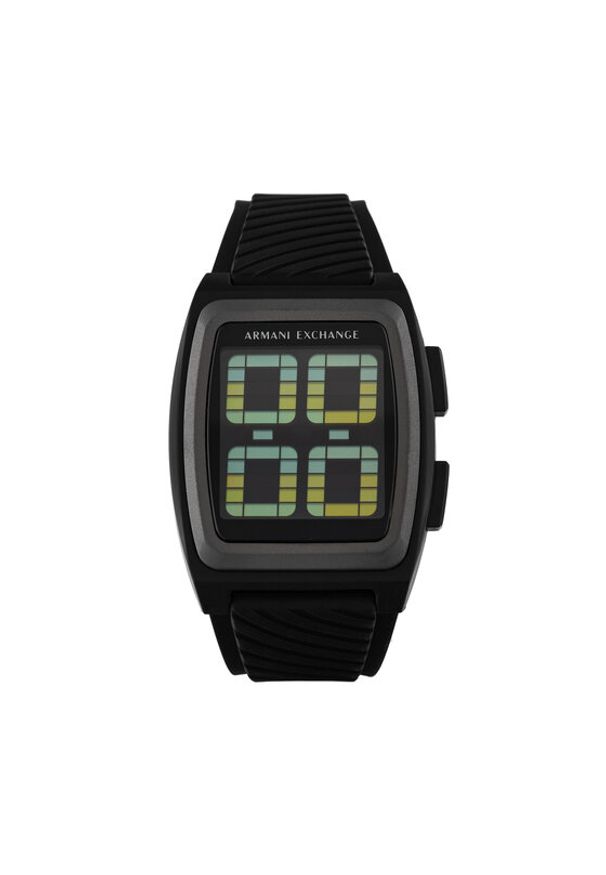 Armani Exchange Zegarek Kelvin AX2971 Czarny. Kolor: czarny. Materiał: syntetyk