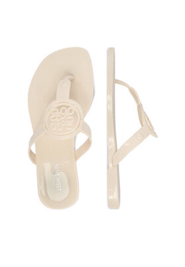 Nine West Japonki CEO-CT0906-1 Écru. Kolor: kremowy. Materiał: syntetyk