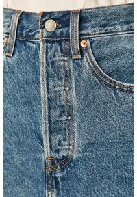 Levi's® - Levi's - Spódnica jeansowa. Okazja: na spotkanie biznesowe, na co dzień. Kolor: niebieski. Materiał: jeans. Styl: biznesowy, casual #2
