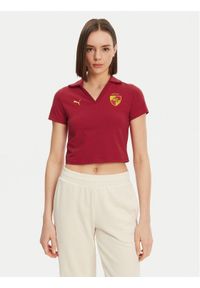 Puma Polo Harry Potter 630097 Czerwony Regular Fit. Typ kołnierza: polo. Kolor: czerwony. Materiał: bawełna