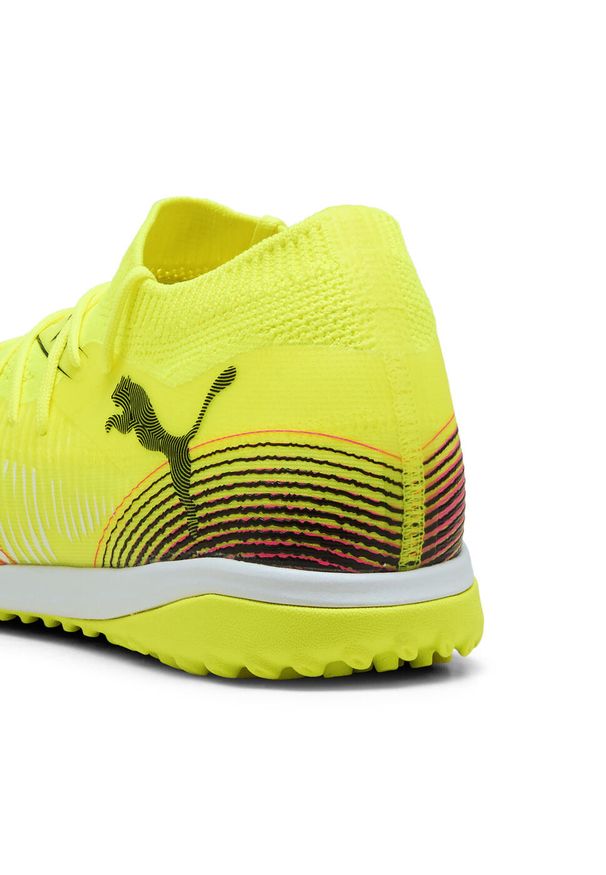 Puma - Buty piłkarskie FUTURE 8 MATCH TT PUMA Yellow Alert Black Sun Struck Pink. Kolor: czarny, różowy, wielokolorowy, żółty. Materiał: guma. Szerokość cholewki: normalna. Sport: piłka nożna