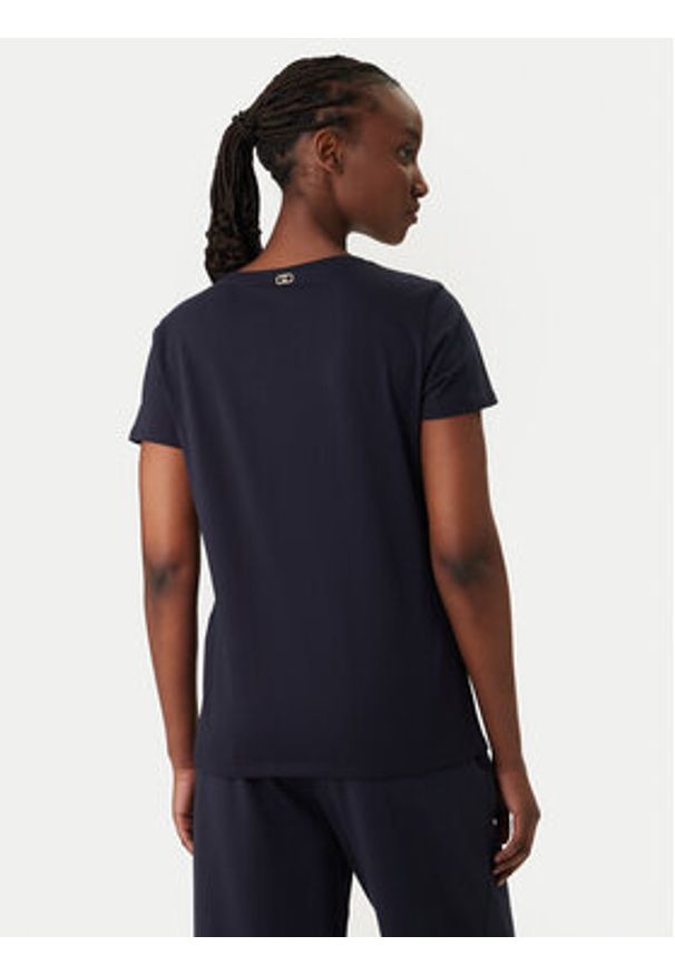 Liu Jo Sport T-Shirt TA6155 JS923 Granatowy Regular Fit. Kolor: niebieski. Materiał: bawełna. Styl: sportowy