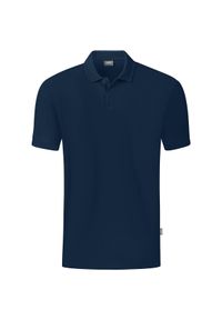 Polo Jako Organic. Typ kołnierza: polo. Kolor: niebieski. Materiał: bawełna, materiał. Sport: piłka nożna #1
