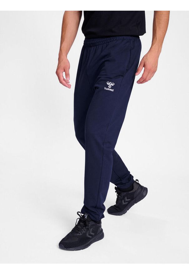 Spodnie Sportowe Dresowe Hummel Hmlgo 2.0 Sweatpants. Kolor: niebieski. Materiał: dresówka