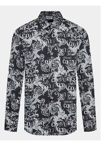 Versace Jeans Couture Koszula 74GAL2R0 Szary Regular Fit. Kolor: szary. Materiał: wiskoza #3