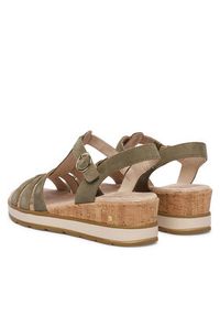 Caprice Sandały 9-28709-44 Zielony. Kolor: zielony. Materiał: skóra, nubuk #5