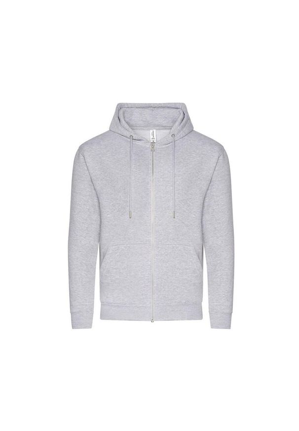 AWDIS - Wrzosowa Organiczna Bluza Z Kapturem Dla Dorosłych Unisex. Typ kołnierza: kaptur. Kolor: szary