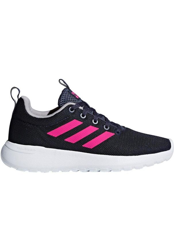 Adidas - Buty dla dzieci adidas Lite Racer CLN K granatowo-różowe BB7045. Kolor: różowy, wielokolorowy, niebieski. Model: Adidas Racer