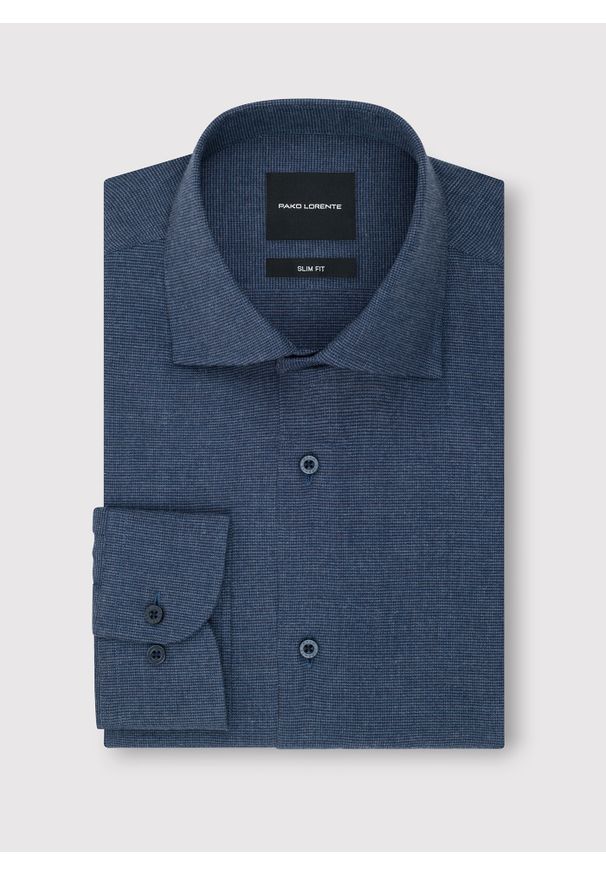 Pako Lorente - PAKO LORENTE – Bawełniana koszula w drobną pepitkę. Materiał: bawełna. Długość rękawa: długi rękaw. Długość: długie