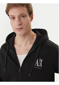 Armani Exchange Bluza XM000371 AF10818 UC001 Czarny Regular Fit. Kolor: czarny. Materiał: bawełna #5